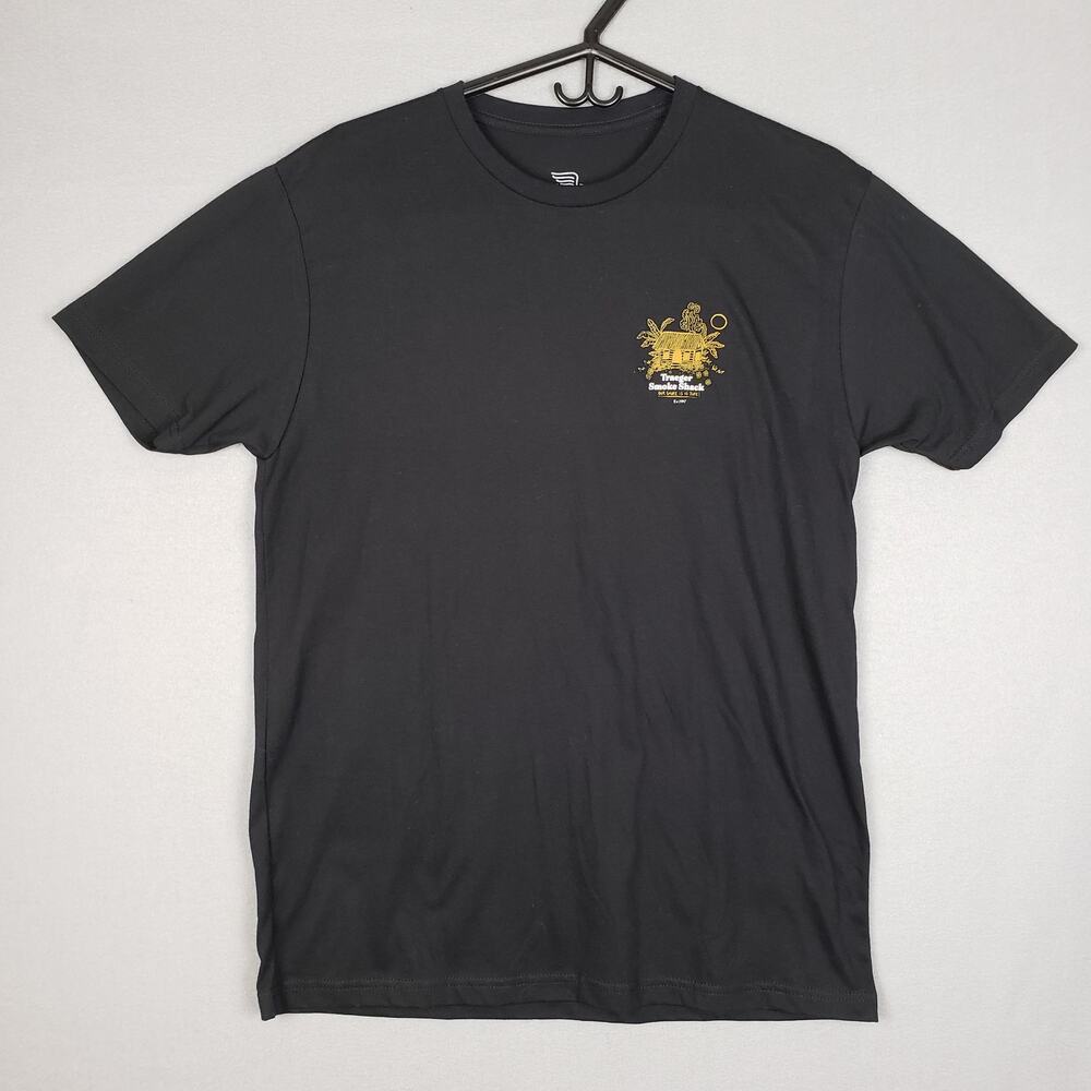 Traeger Size L Smoke Shack Graphic‎ Tee Black Pit Boss Grill Master BBQ Dadcore